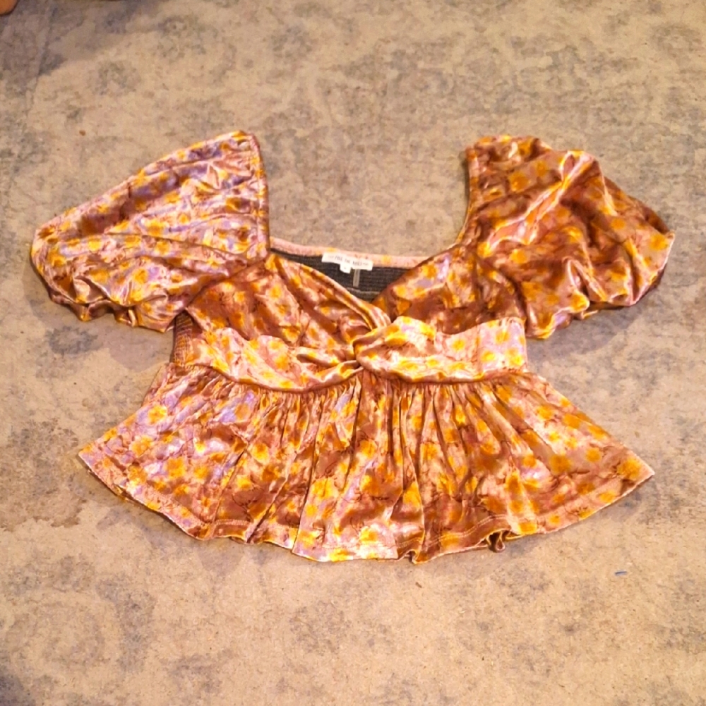 Anthropologie Crop Shirt